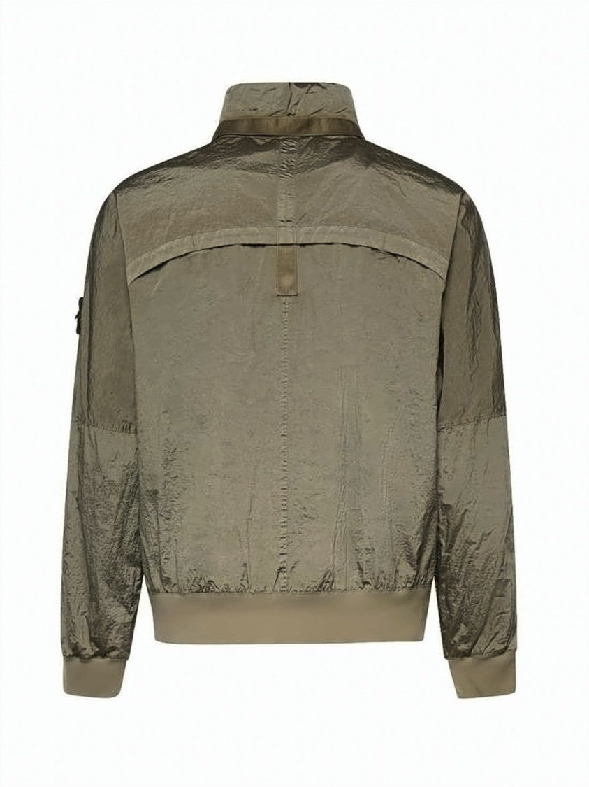 Stone Island Brown Polyamide Casual Jacket