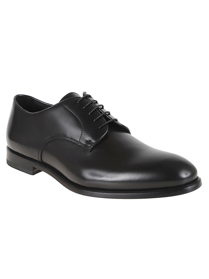 Doucal's Sophisticated Lace-Up Shoes In Calfskin