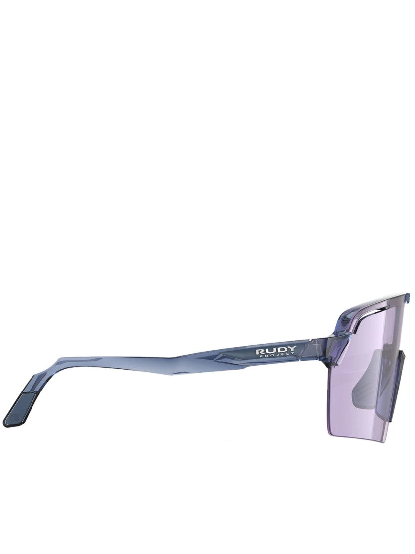 Rudy Project Wraparound Sunglasses With Translucent Smoky Lens