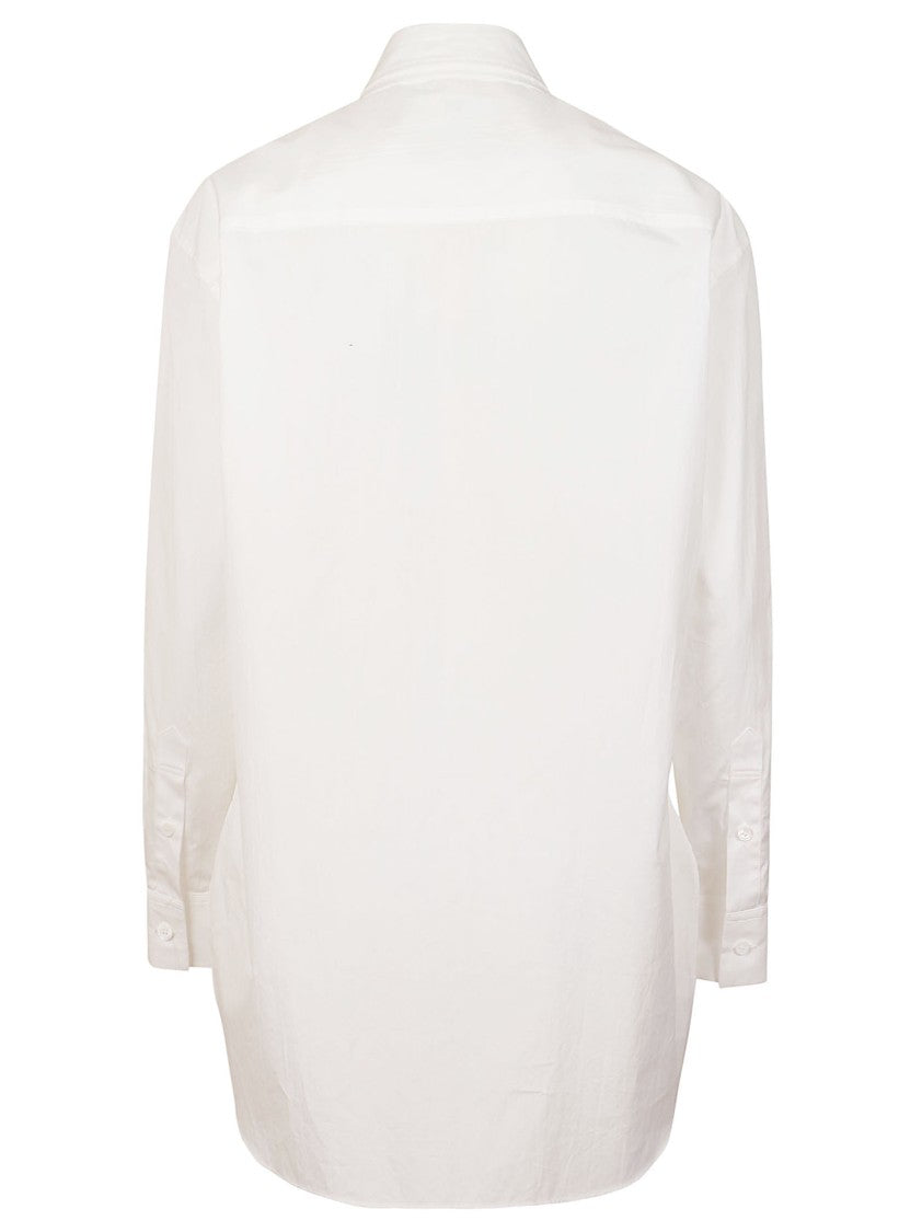 Yohji Yamamoto Relaxed Cotton Shirt With Button-Down Front
