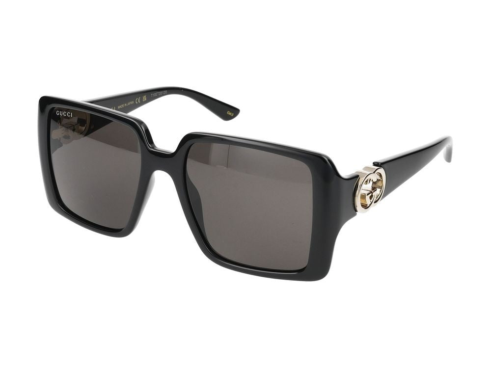 Gucci Gg1692s 001 Black Black Grey 54/18/135 Sunglasses