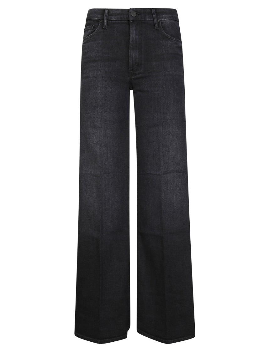Mother High-Waisted Wide-Leg Jeans With Clean Lines