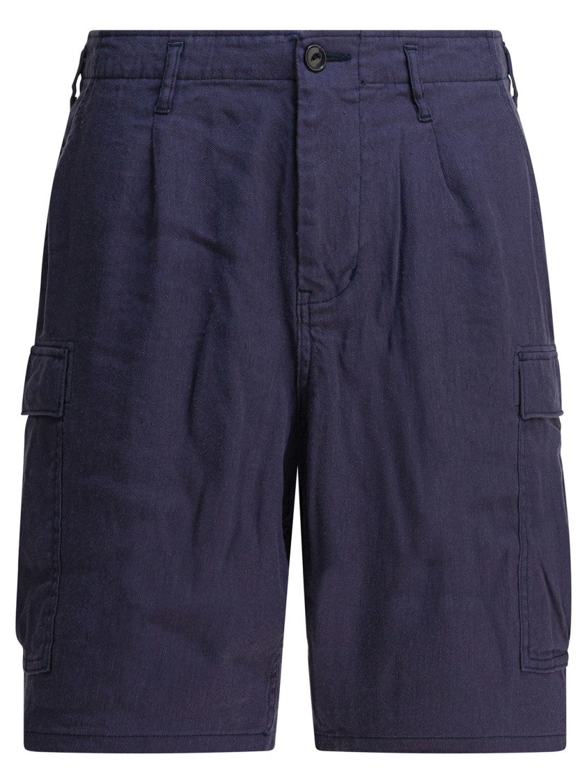 Nonnative Mid-Rise Linen Cargo Shorts