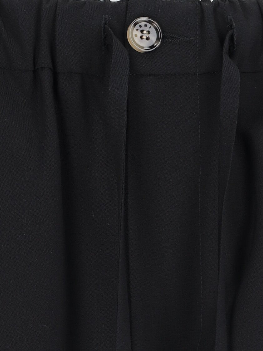 Marni Wide Leg Pants – Black