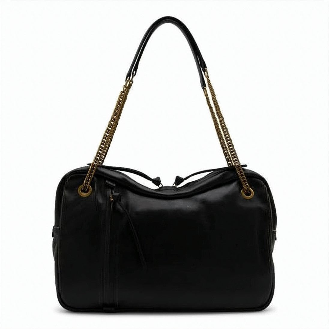 Vivienne Westwood Smooth Leather Shoulder Bag With Gold Accents