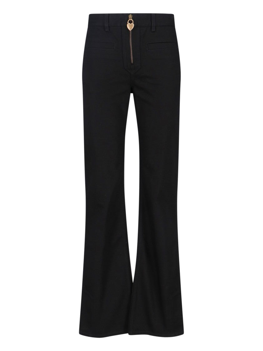 Chloé High-Waisted Slim Bootcut Jeans