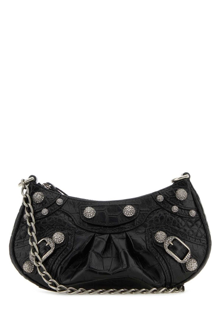 Balenciaga Black Leather Le Cagole Mini Handbag