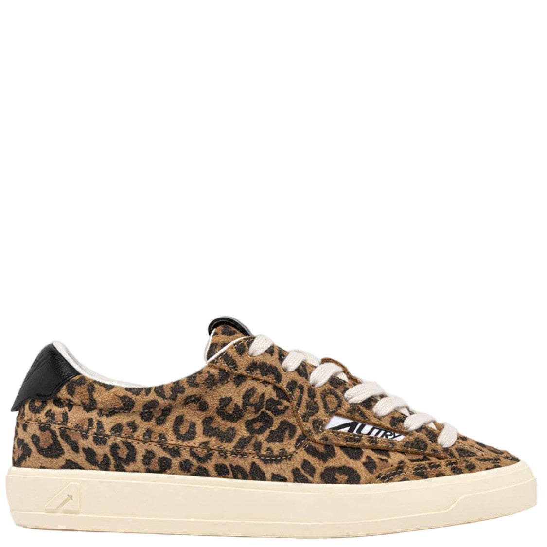 Autry Low-Top Sneakers With All-Over Animal Print And Suede Accents