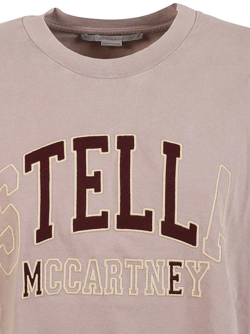 Stella Mccartney Relaxed-Fit T-Shirt With Bold Lettering