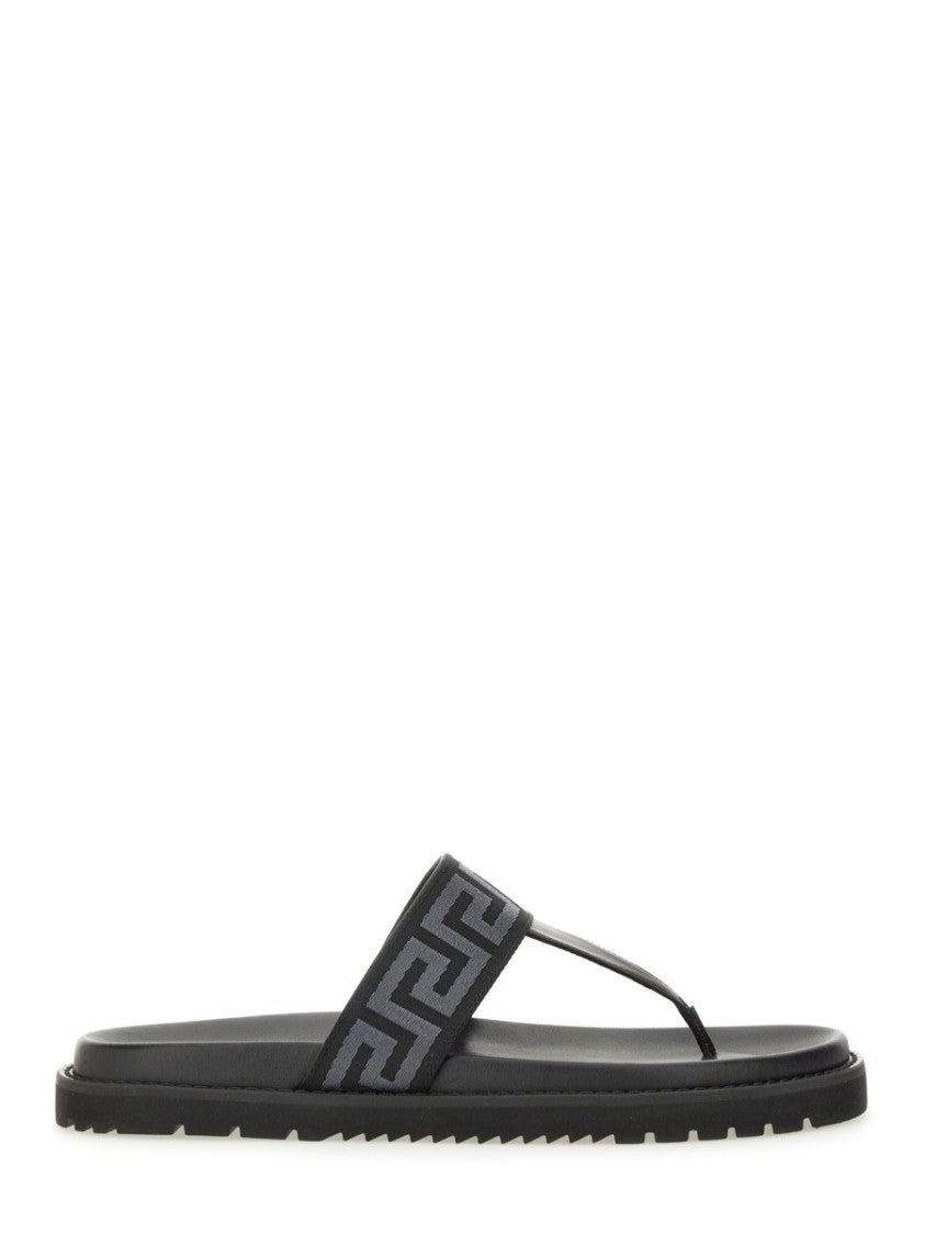 Versace Sandal With Logo