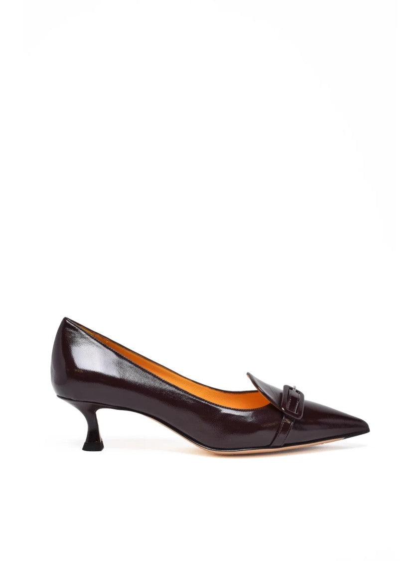 Mara Bini Chocolate Leather Pumps