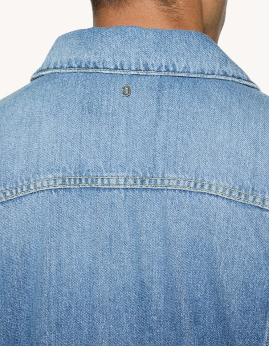 Dondup Medium Blue Wash Denim Jacket