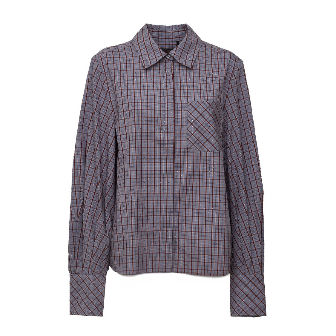 Essentiel Antwerp Kalmia Voluminous Sleeve Rhinestone Shirt