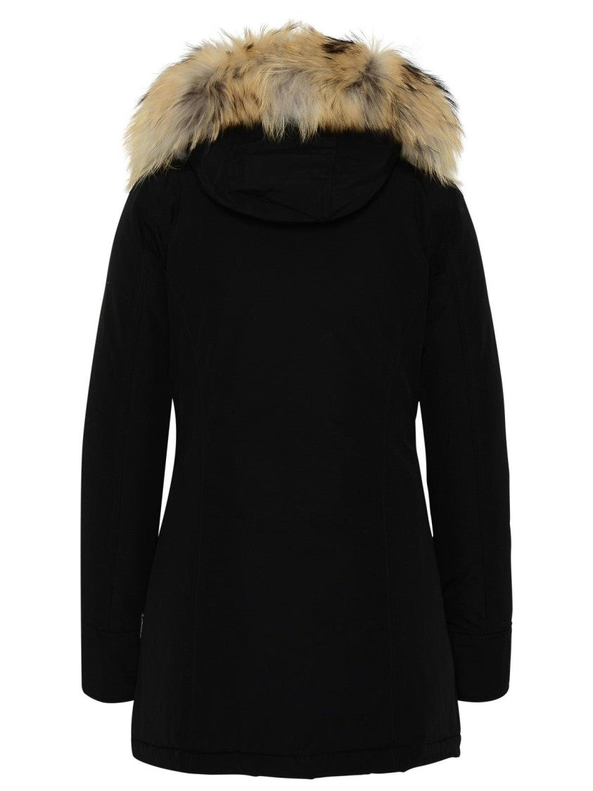 Woolrich John Rich & Bros Artic Black Cotton Blend Parka