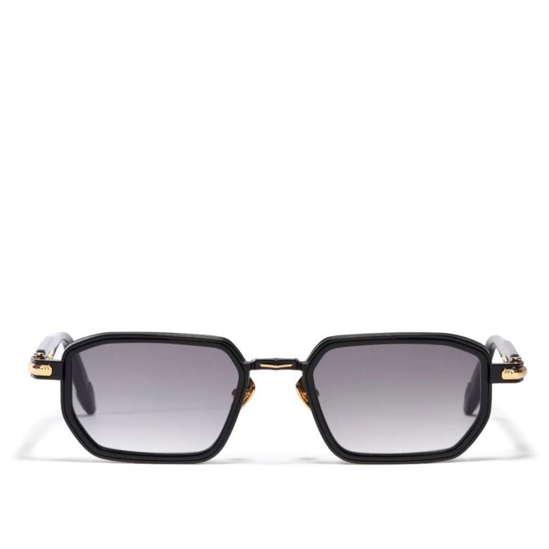 John Dalia Miles Geometric Frame Sunglasses With Gold Detailing