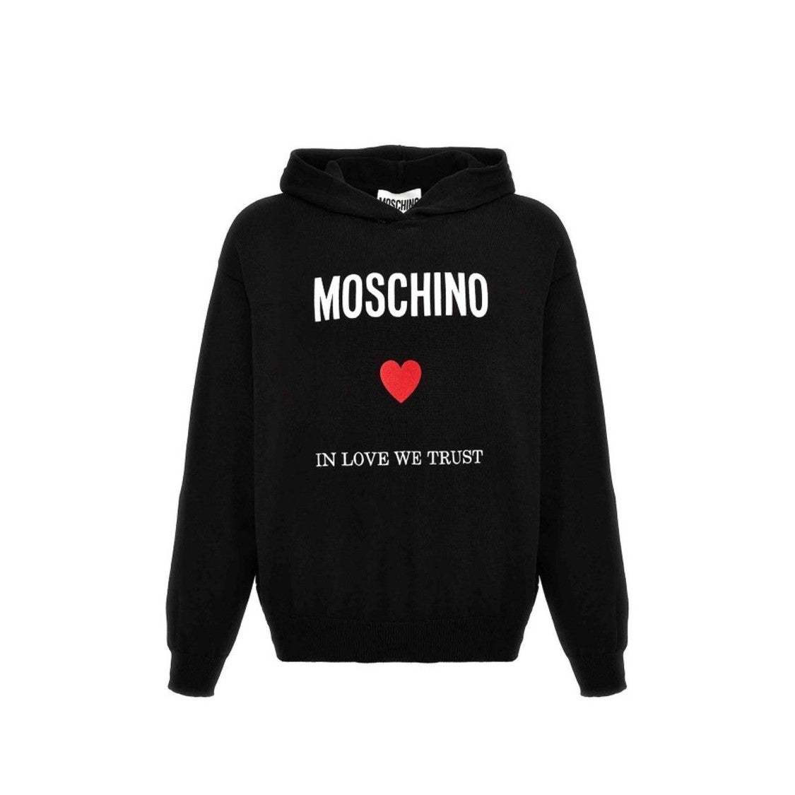 Moschino In Love We Trust Hooded Sweatshirt