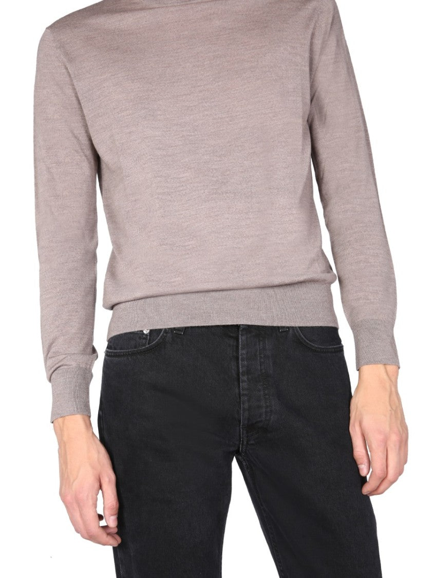 Ballantyne Fitted Crew Neck Sweater