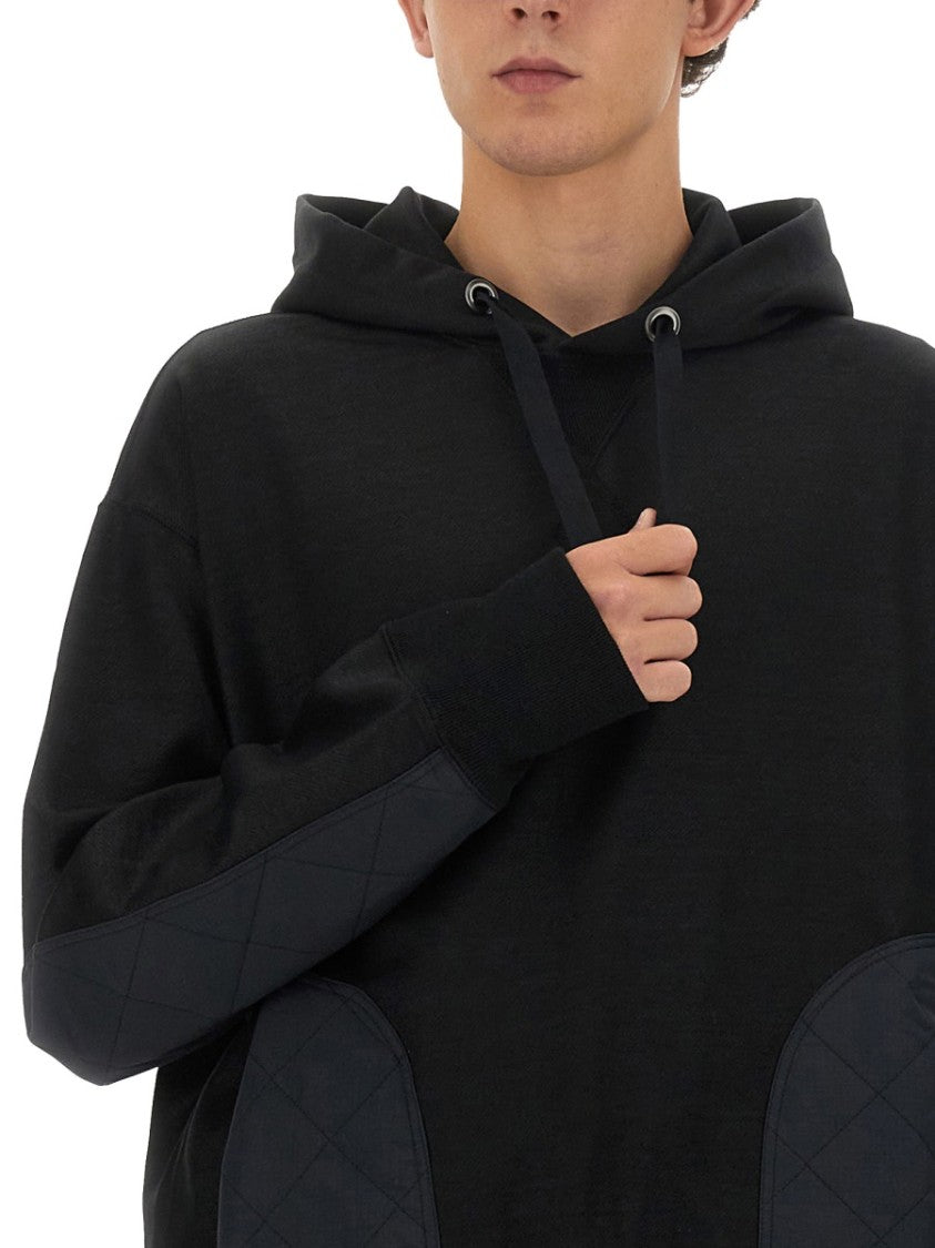 Junya Watanabe Relaxed-Fit Black Hoodie