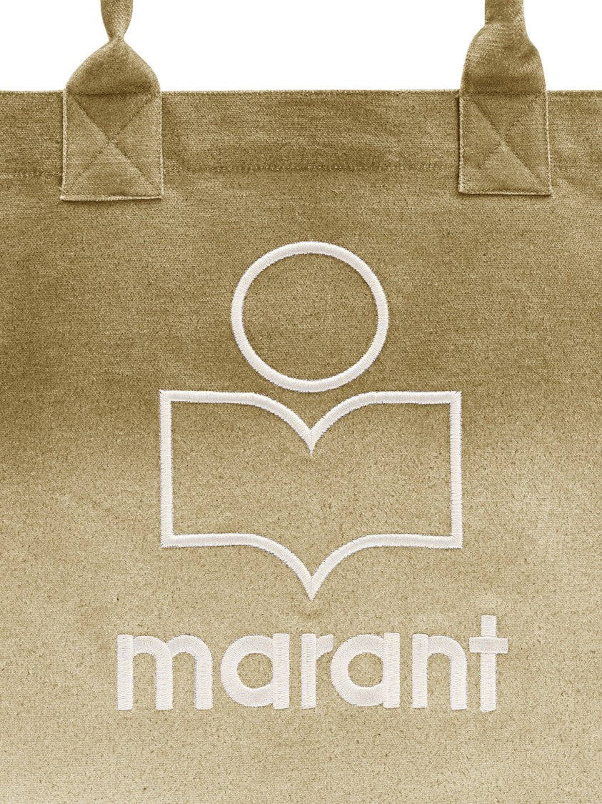 Isabel Marant Small Yenky-Gb Rectangular Cotton Tote Bag
