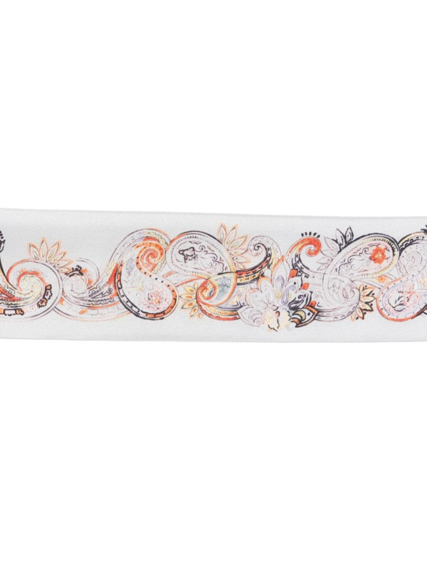 Etro Silk Scarf With Baroque-Inspired Multicolour Pattern