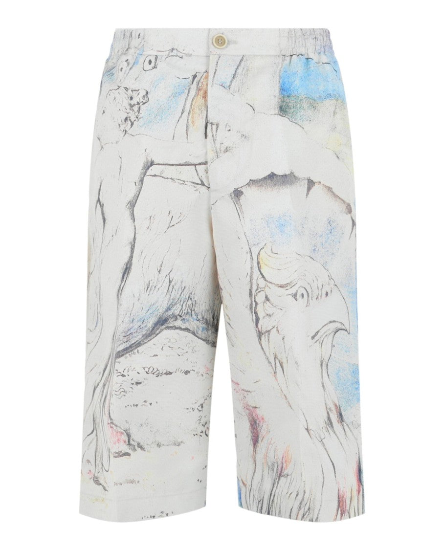 Alexander Mcqueen William Blake Dante Shorts