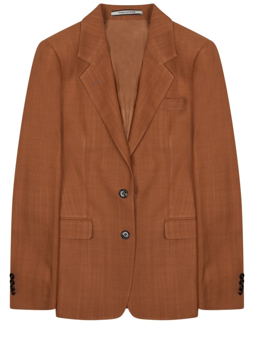 Tagliatore Parigi Viscose Blend Tailored Blazer