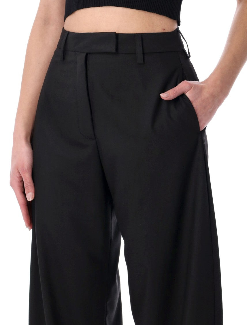 The Latest Dina High Waisted Wide Leg Trousers