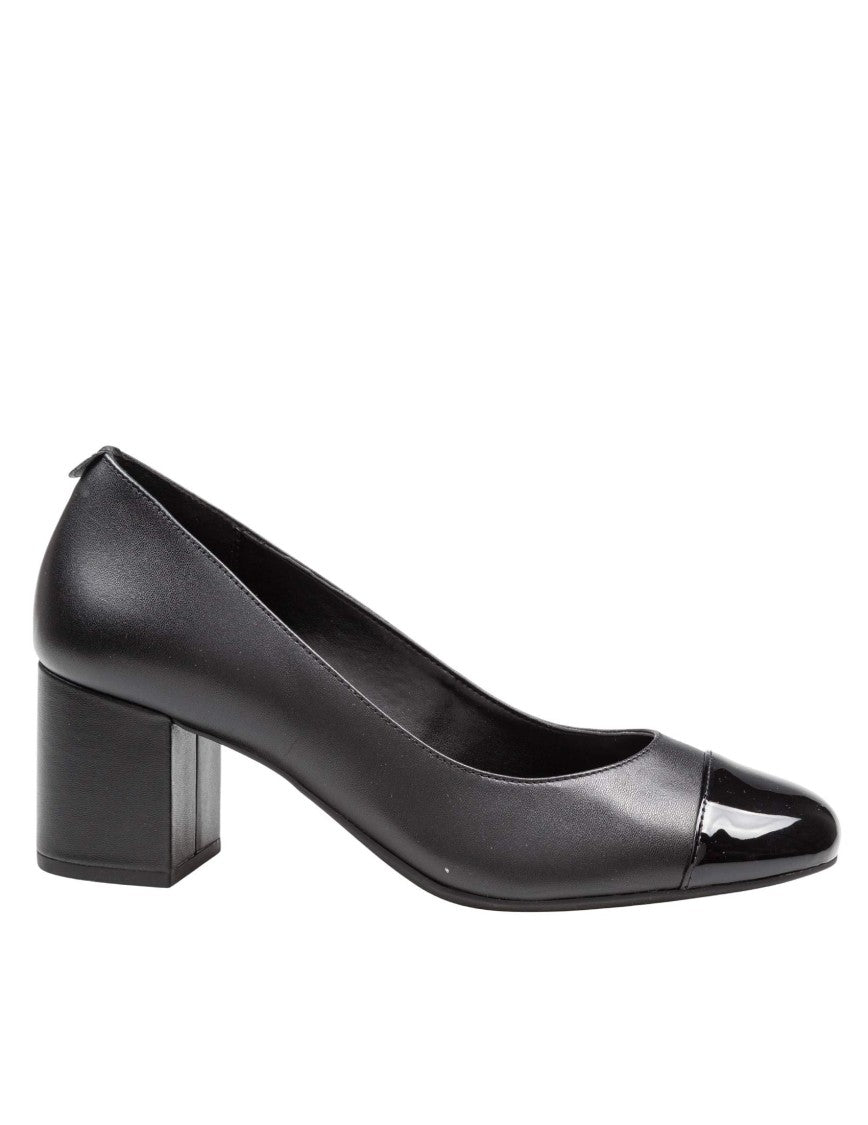 Michael Kors Black Perla Flex Leather Pumps