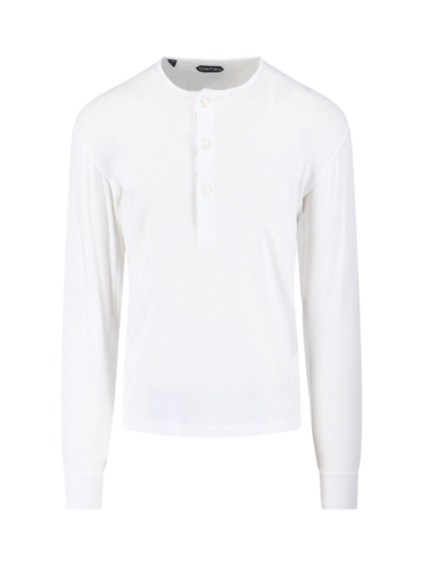 Tom Ford "Henley" T-Shirt – White