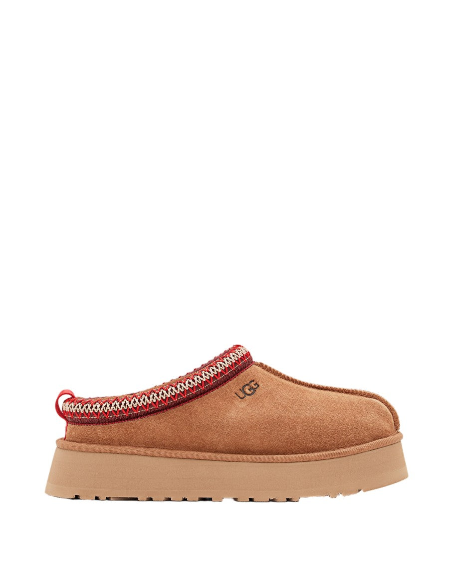 Ugg Distinctive Suede Slip-On Clogs With Braided Collar