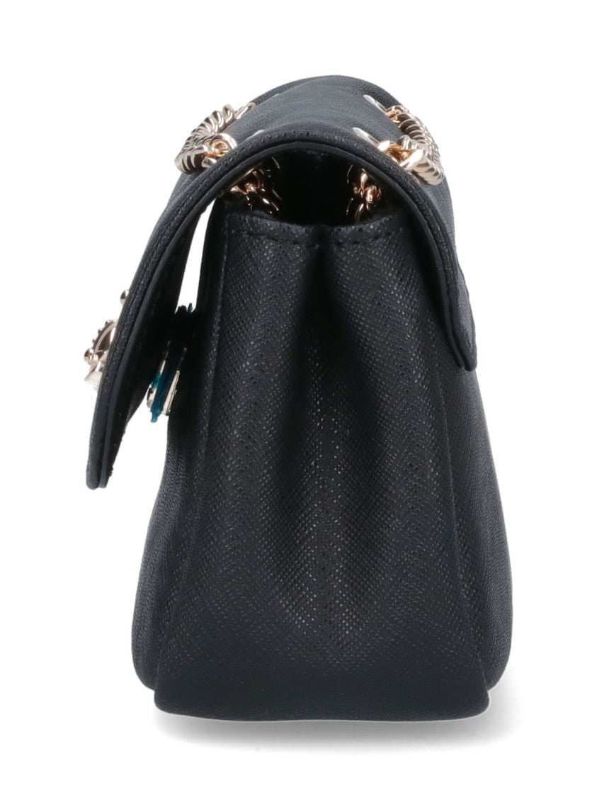 Vivienne Westwood "Orbit" Chain Shoulder Bag – Black