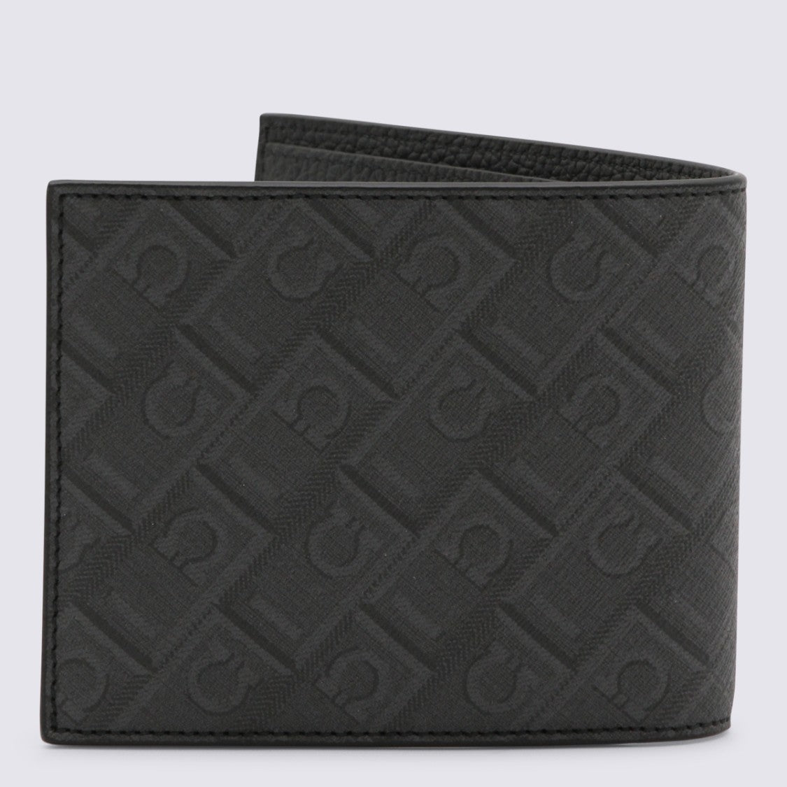 Ferragamo Monogram Embossed Leather Wallet