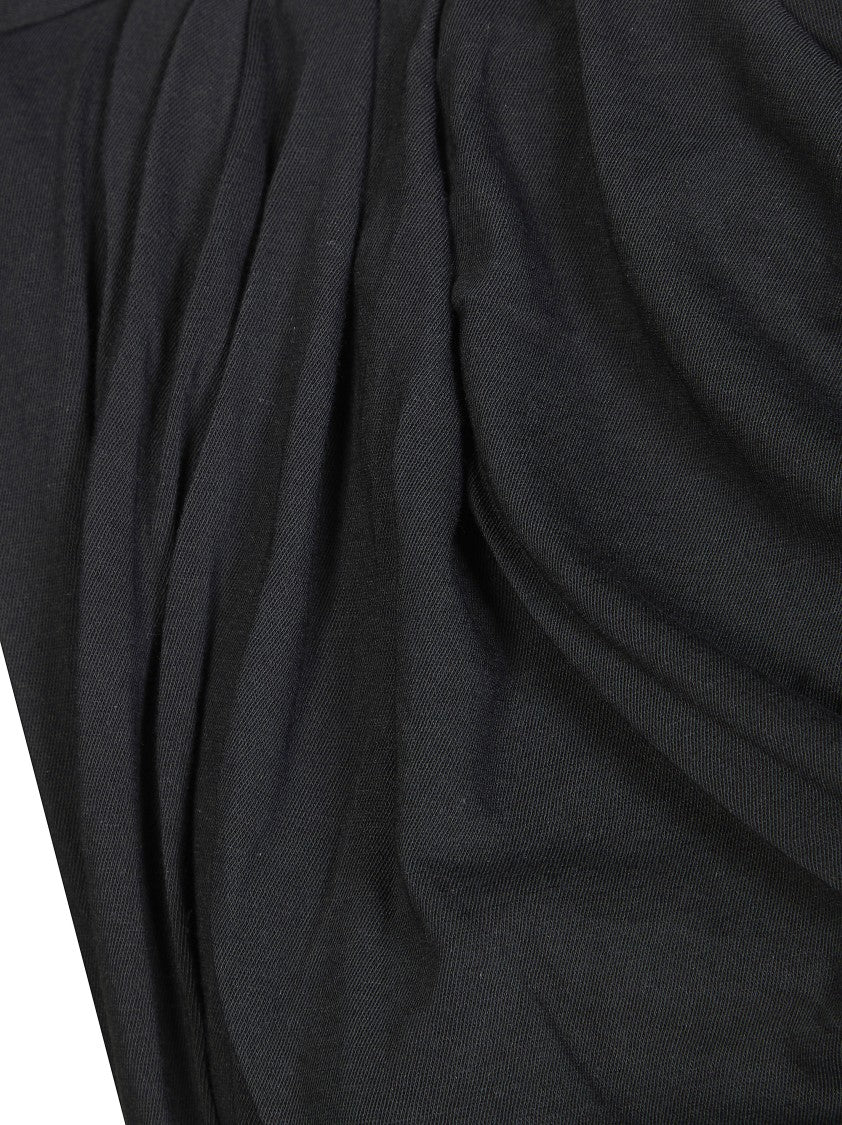 Entire Studios Asymmetrical Twist Draped Mini Dress
