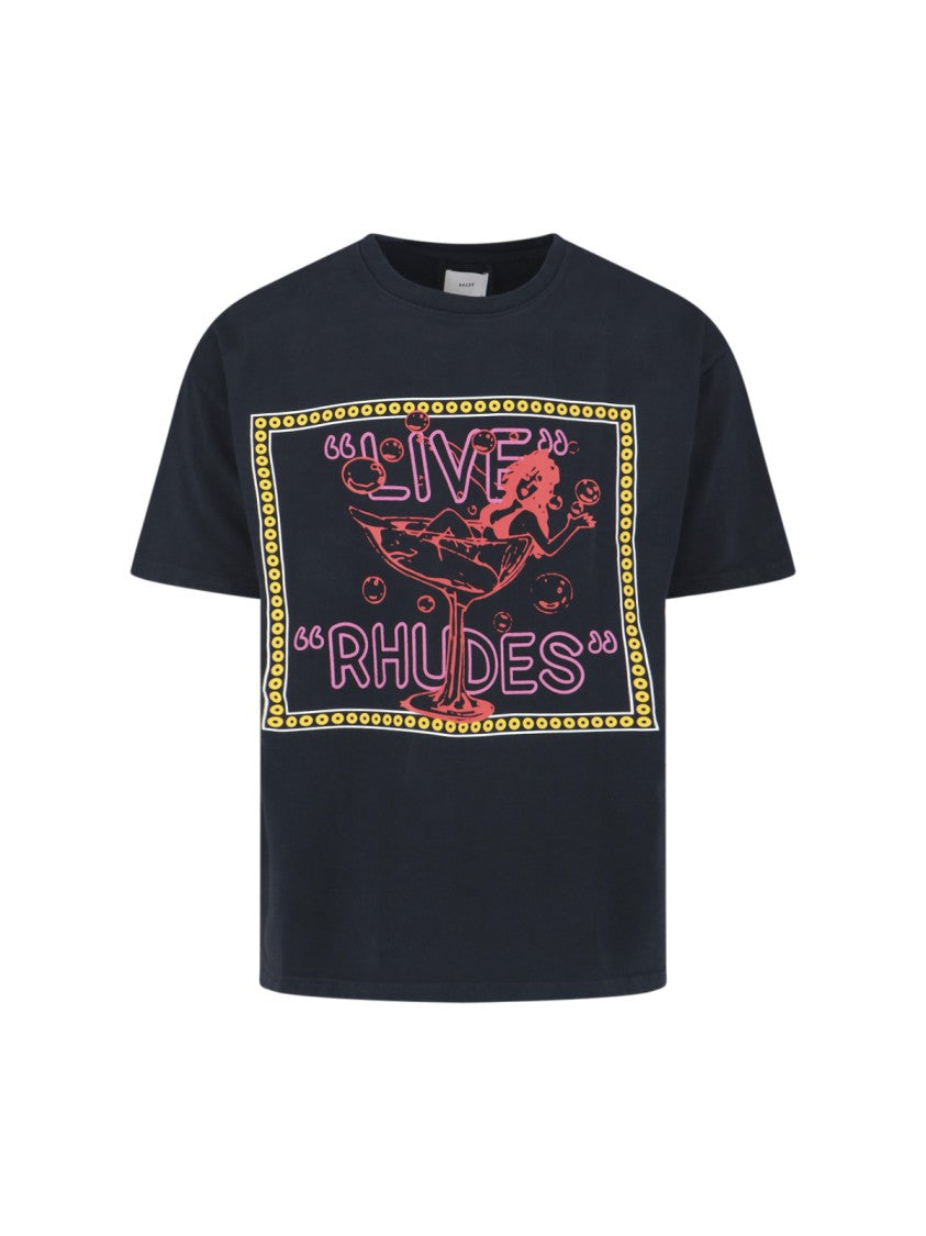 Rhude Logo T-Shirt – Black