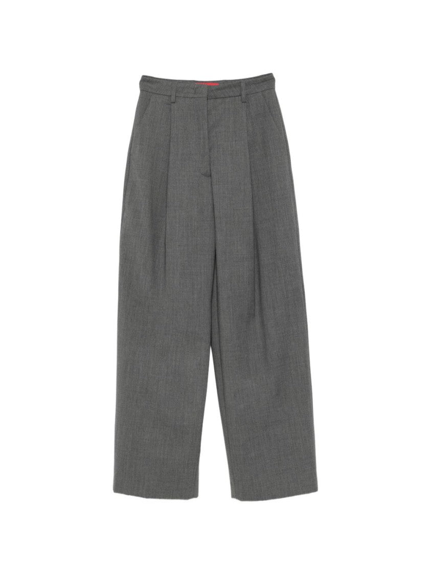 The Latest High-Waisted Pleated Wide-Leg Pants