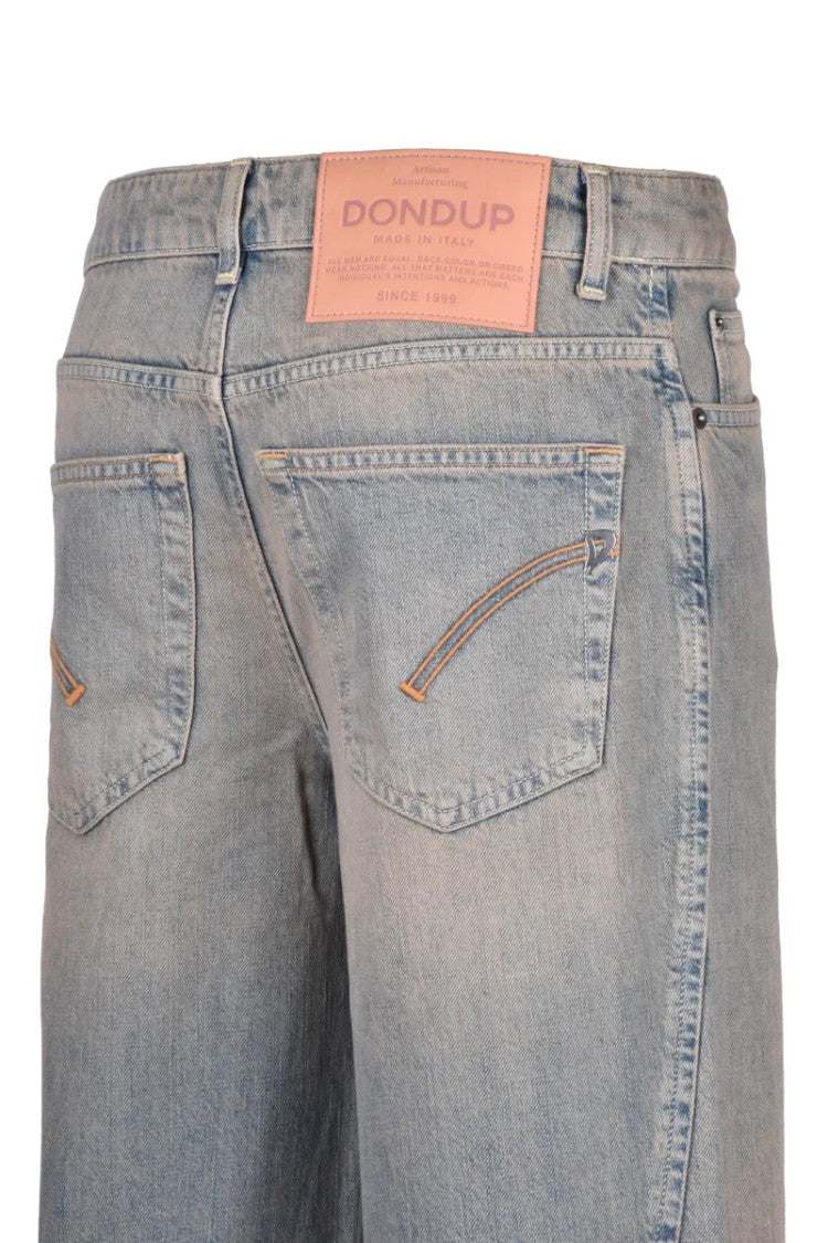 Dondup Amoy Recycled Cotton Jeans - Blue