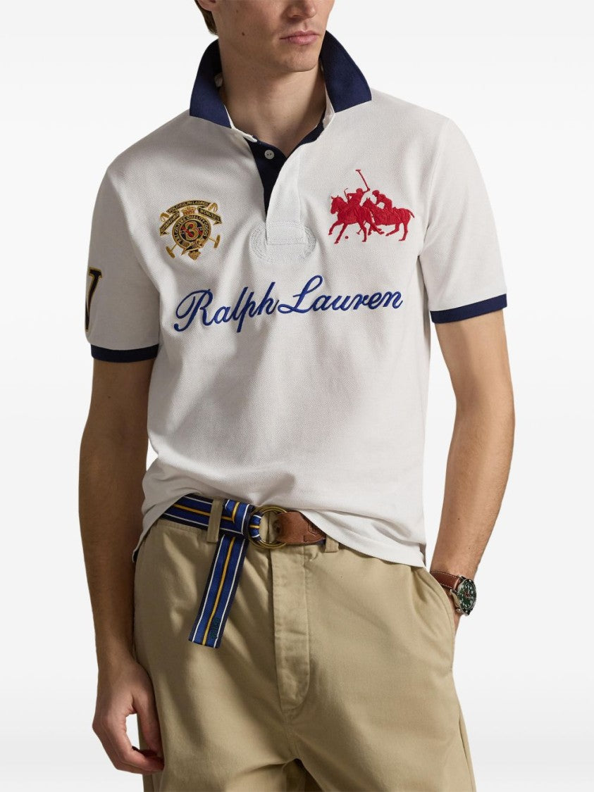Polo Ralph Lauren Classic Short-Sleeve Polo With Navy Accents