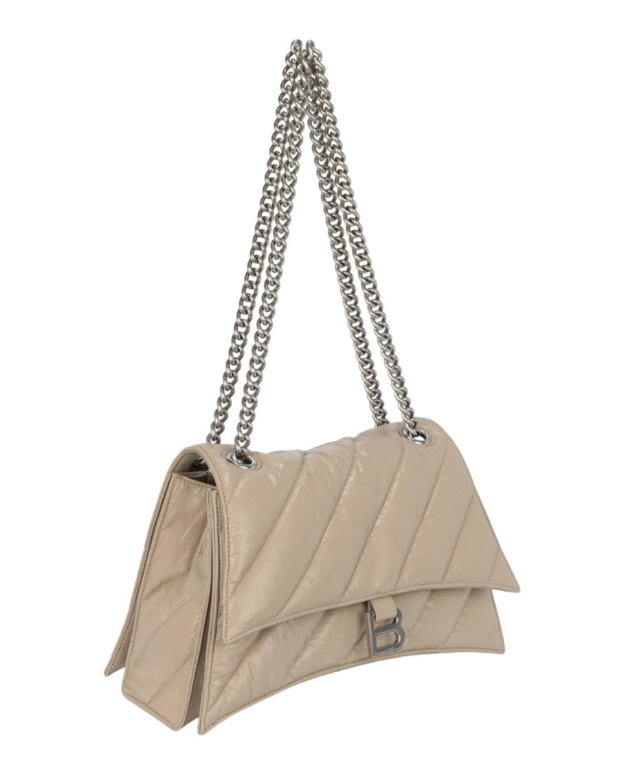 Balenciaga Crush Quilted Chain Shoulder Bag