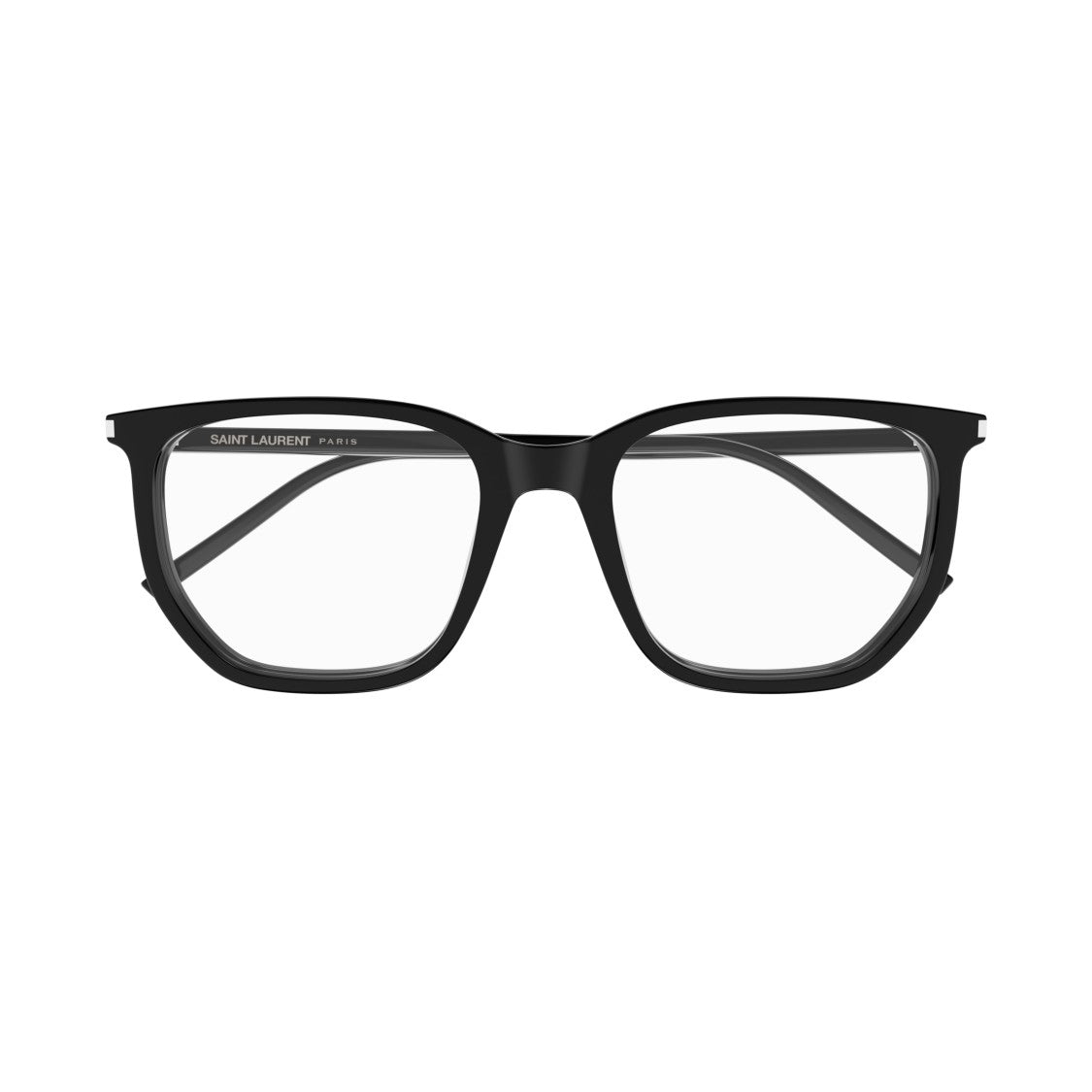 Saint Laurent Sl 802 Bold Rectangular Black Acetate Eyeglasses