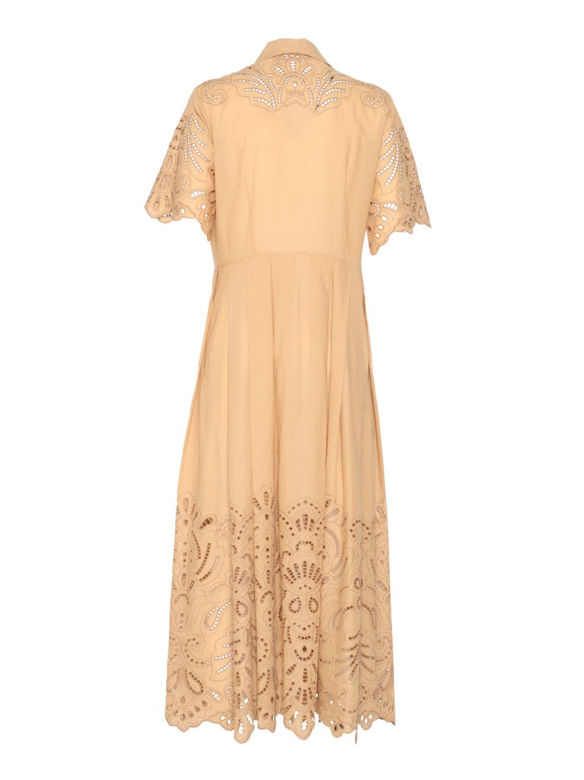 Clips Button-Down Maxi Dress