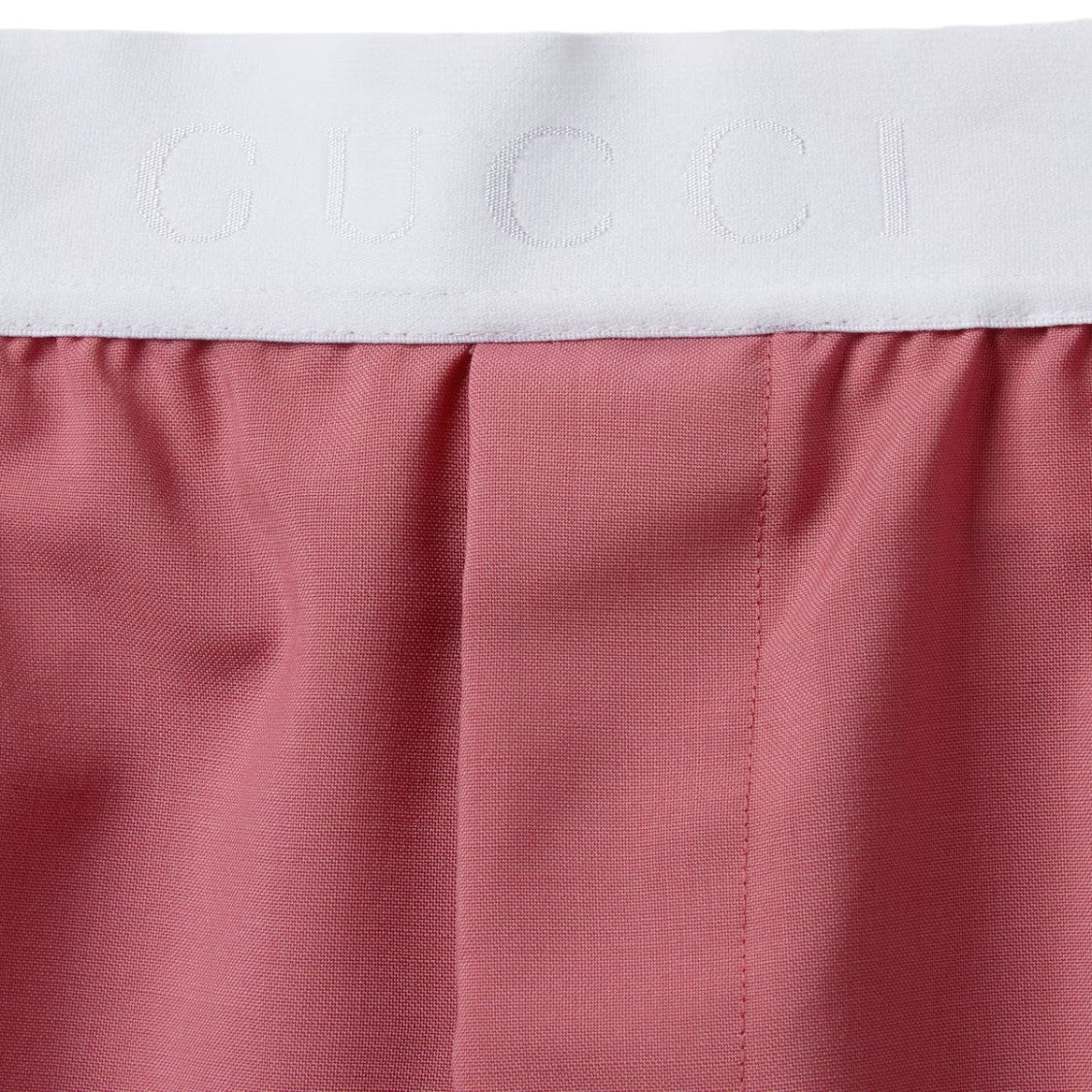 Gucci Pink Wool-Mohair Bermuda Shorts