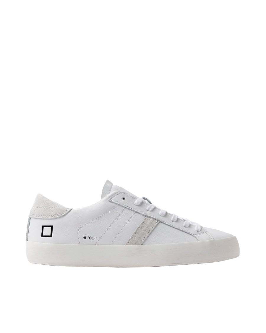 D.A.T.E Hill Low Calf Sneakers In White