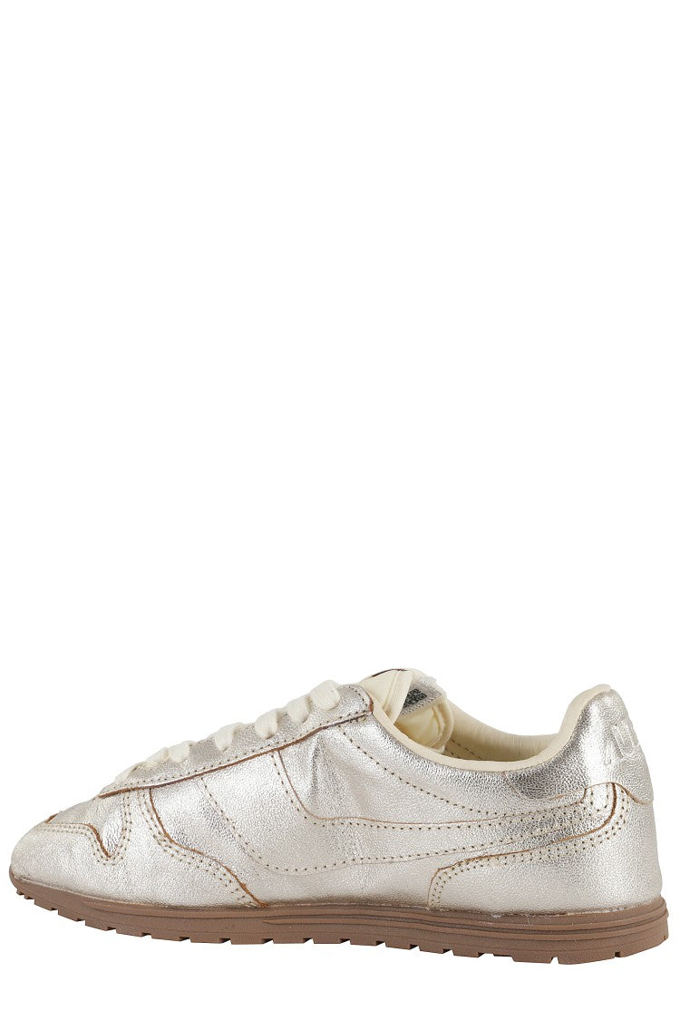 Autry Metallic Leather Windspin Sneakers