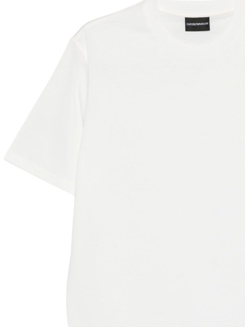 Emporio Armani White Classic Round Neck T-Shirt