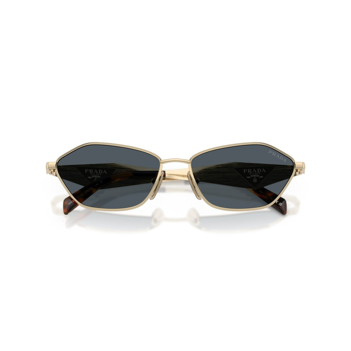 Prada 0Pr D50s Angular Gold Sunglasses