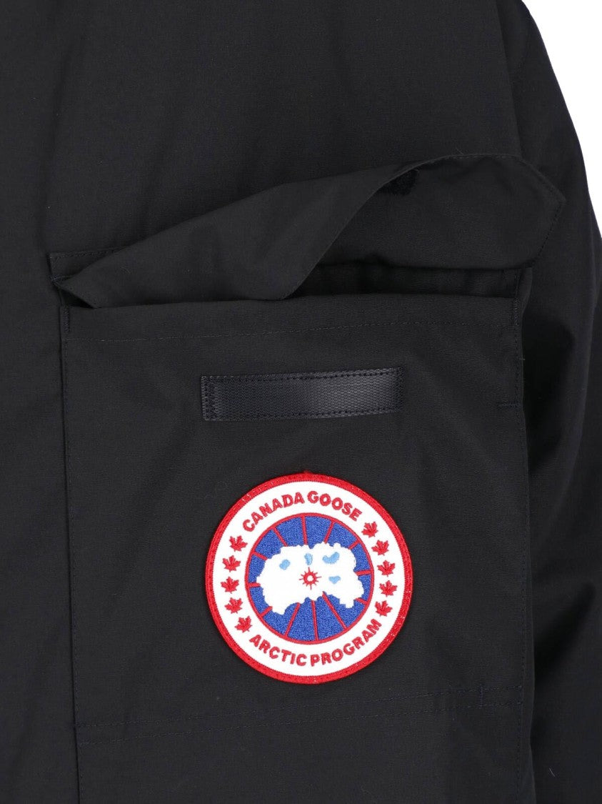 Canada Goose Black Expedition Padded Waterproof Down Jacket