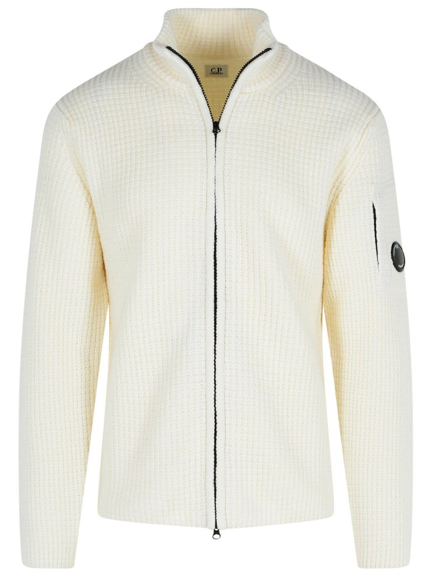 C.P. Company Ivory Wool Blend Sweater