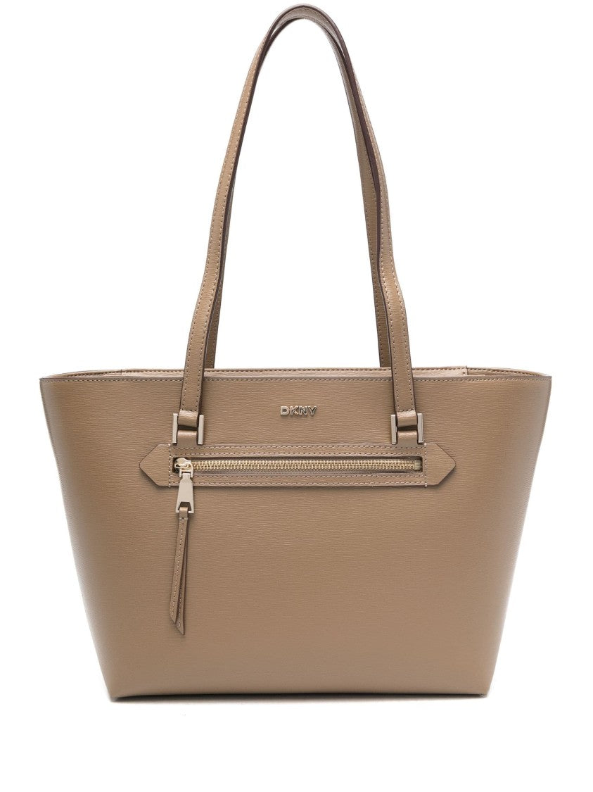 Dkny Logo-Lettering Tote Bag