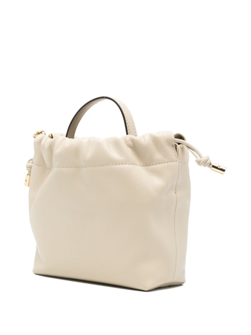 Chloé Gathered Lambskin Drawstring Shoulder Bag