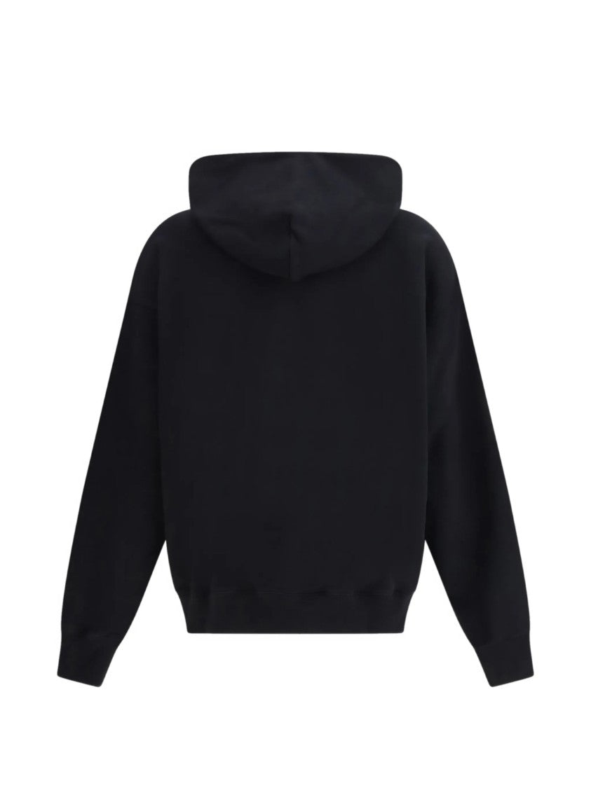 Off-White Black New Off Stamp Cotton Skate Hoodie